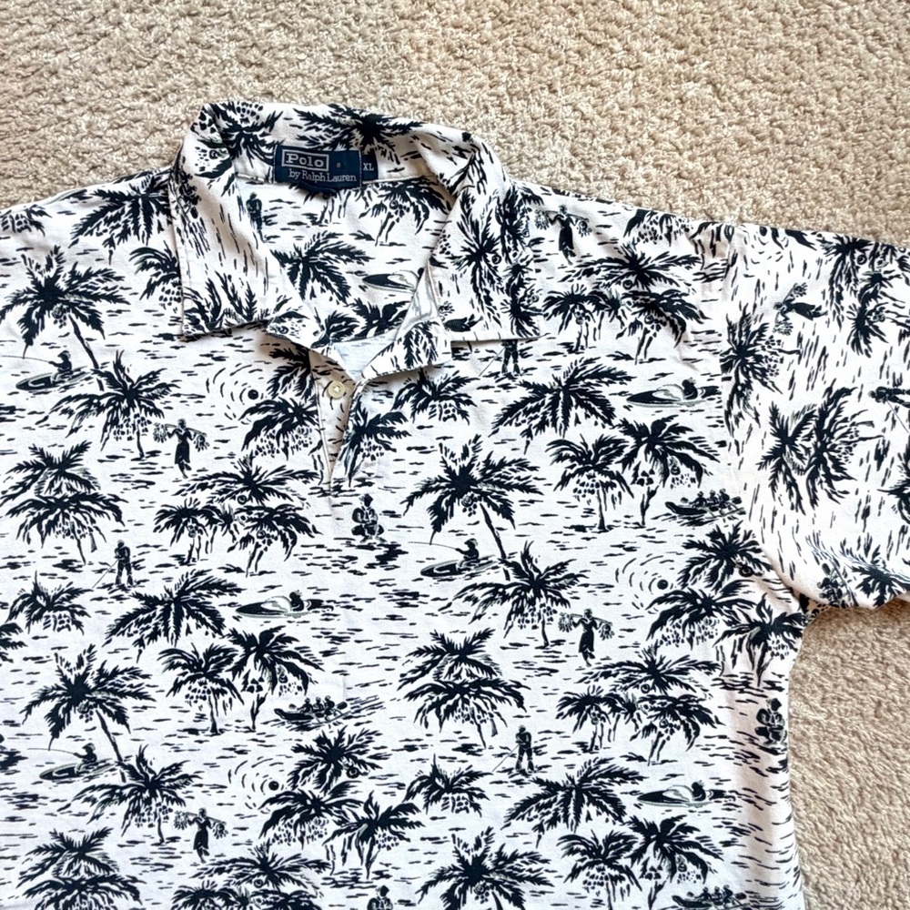 Vintage Polo Ralph Lauren Hawaiian Polo shirt men’s Sz XL